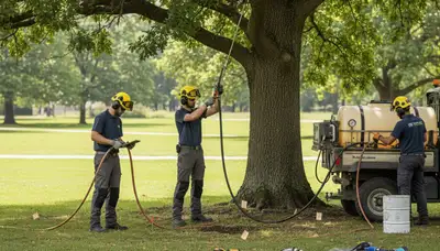 Tree fertilizing service in Aurora, IL by Arbor Tree Care for healthier, stronger trees