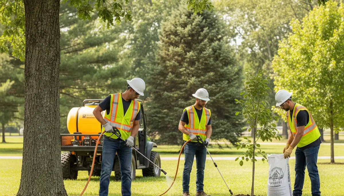 Tree fertilizing service in Aurora, IL for healthier trees by Arbor Tree Care