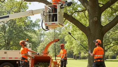 Arbor Tree Care pruning a tree in Aurora, IL for safer, healthier growth