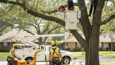 Aurora, IL tree trimming for a neatly shaped, well-maintained canopy on a residential property