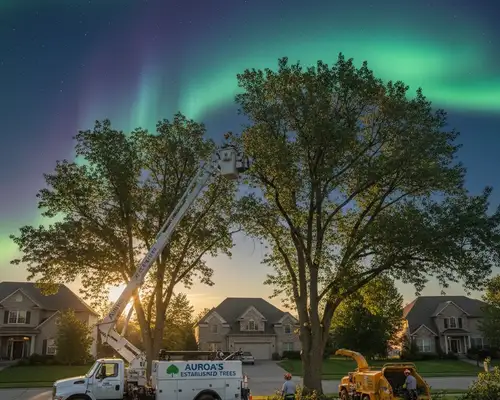 Tree trimming service for established trees in Aurora, IL by Trees Service Aurora IL